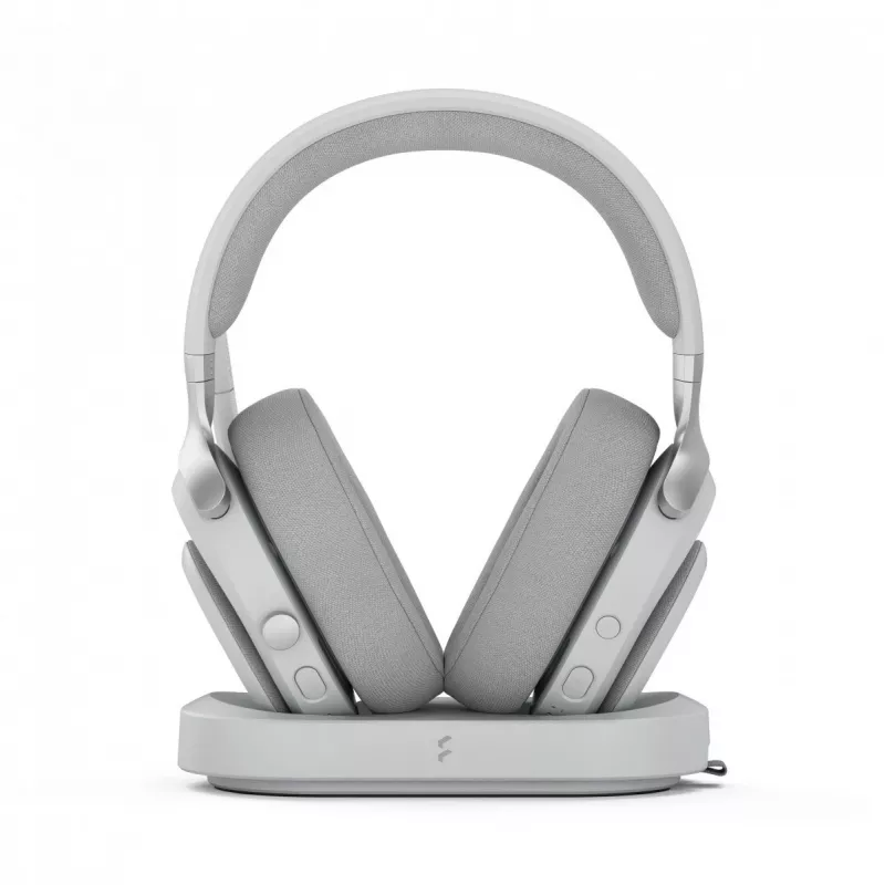 Auriculares Fractal Design Scape con cable e inalámbricos diadema música base de carga gris