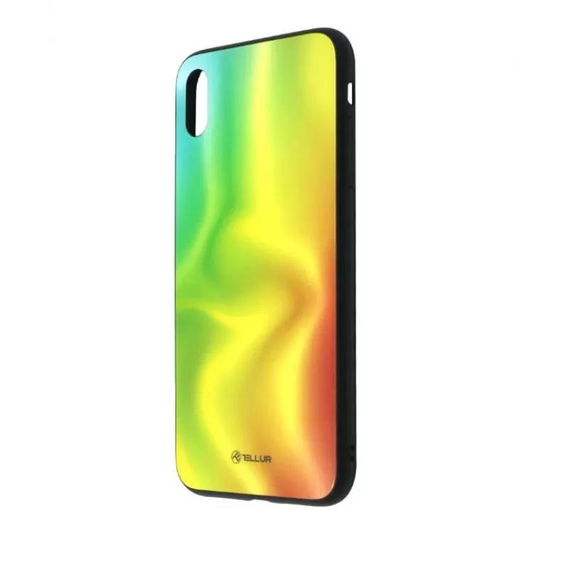Protector de pantalla de cristal Tellur para iPhone XS Max – superficie sedosa impresa