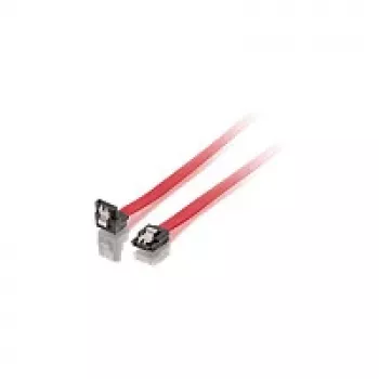 Equip Cable de conexión interno SATA ll, 0,3 m, 0,3 m, SATA II, SATA 7 pines, SATA 7 pines, conector macho/conector macho, rojo