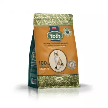FOLK Estofado de conejo y corzo de Masuria con remolacha y arándanos - Comida seca para gatos - 1,6 kg