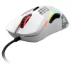 Glorious Model D ratón gaming - blanco, brillante + Grip Tape - negro