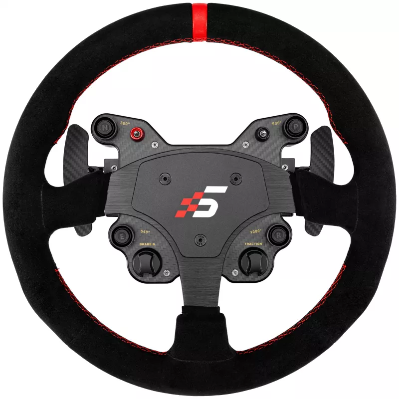 Volante Simagic GT1-SR Alcantara — GT1-SR(ALCANTARA) aro de volante de carreras, revestimiento de Alcantara