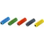 Conector banana ShiverPeaks BS56230-SET negro azul verde rojo amarillo