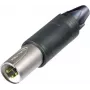 Conector XLR Neutrik conector macho recto, conector hembra recto, número de polos: 3, plateado NC3FM-C 1 ud. (NC3FM-C)