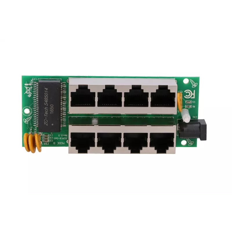 Inyector PoE Extralink Gigabit 4 puertos, 4x 1000Mb/s RJ45, 48V, azul/negro