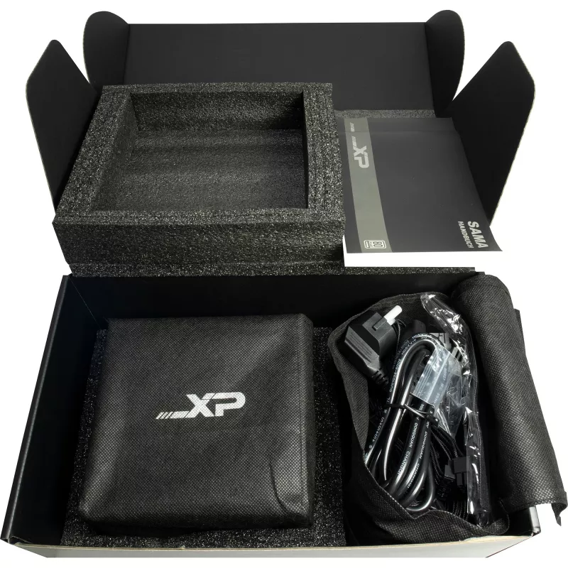 SAMA XPH-850A, fuente de alimentación para PC 1x 12 pines GPU de alto rendimiento, 3x PCIe, gestión de cables, 850 vatios