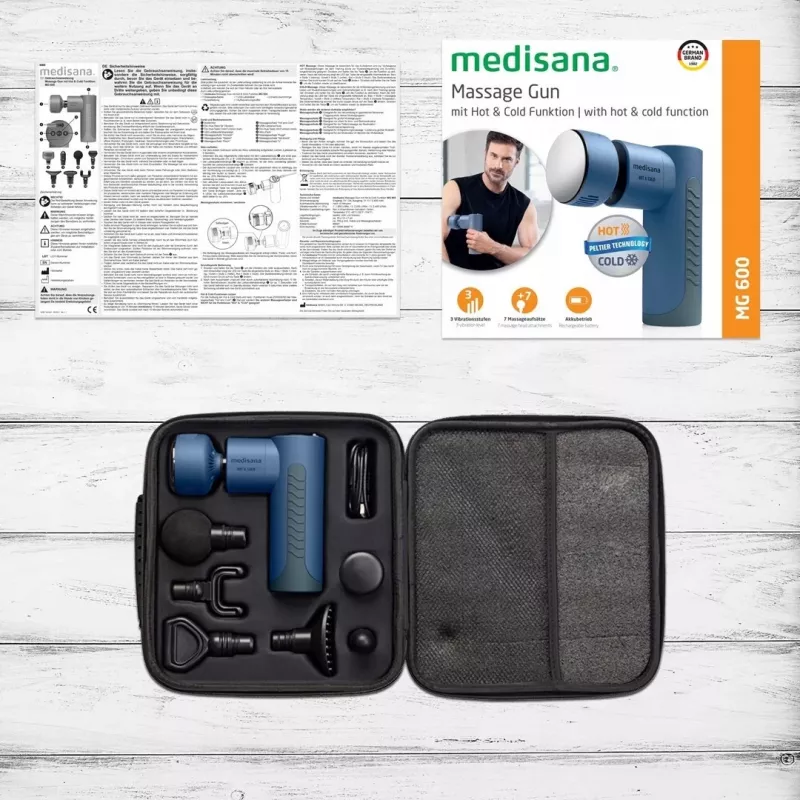 Masajeador Medisana MG 600 universal negro, azul