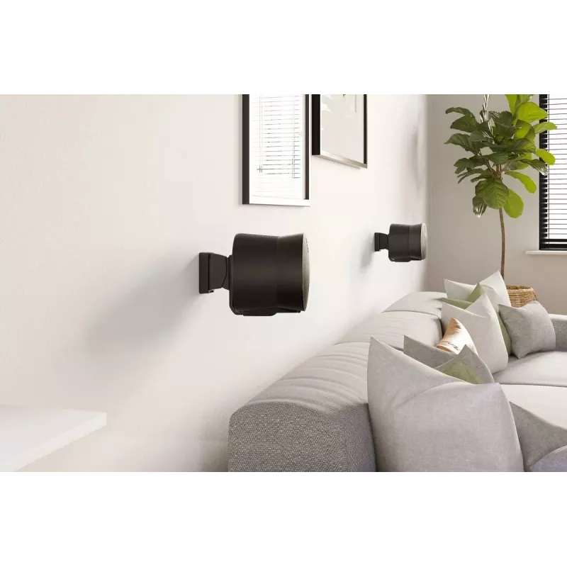 Soporte de pared Vogels | Soporte de pared para altavoz para Sonos Era 300 | Inclinable, orientable | Capacidad de carga máxima 7 kg | Negro