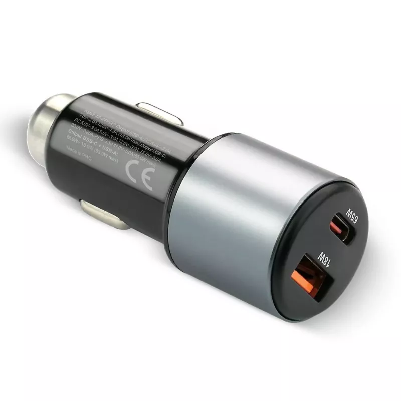 Cargador de coche everActive CC-60Q, QC3.0, hasta 83W, adaptador de red USB para coche