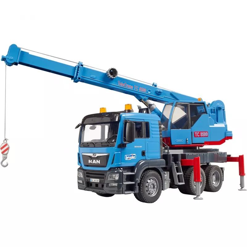 BRUDER MAN TGS Camión grúa Azul ABS 03771