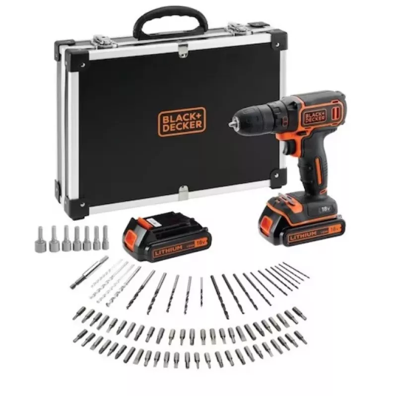 BLACK+DECKER 18V taladro atornillador BDCDC18BAFC-QW