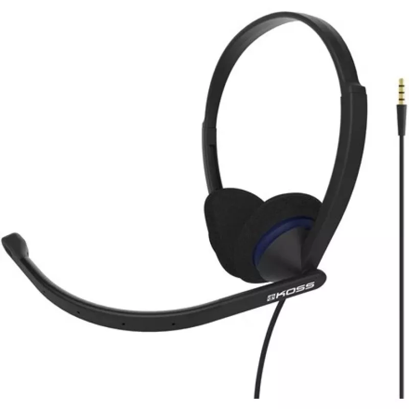 Koss CS200i headset con cable de diadema oficina/call center negro