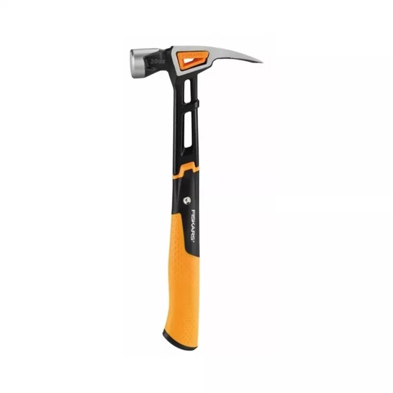 Fiskars 1020214 martillo de orejas negro, metálico, naranja