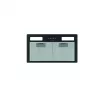 CATA GT-PLUS 45 BK/M 02030408 campana extractora (canopy), 60 cm, 645 m³/h, clase energética C, LED, filtros metálicos, control mecánico, negra