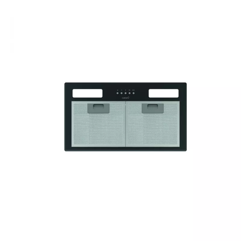 CATA GT-PLUS 45 BK/M 02030408 campana extractora (canopy), 60 cm, 645 m³/h, clase energética C, LED, filtros metálicos, control mecánico, negra