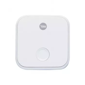 Puente Wi‑Fi Yale ConnectX 05/402100/WH, 2,4 GHz 802.11n, Bluetooth 5.0, alcance Wi‑Fi 20 m, compatible con hasta 4 participantes