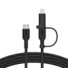 Cable USB Belkin BoostCharge Pro 1,5 m USB-C USB-C/Lightning negro