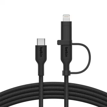 Cable USB Belkin BoostCharge Pro 1,5 m USB-C USB-C/Lightning negro