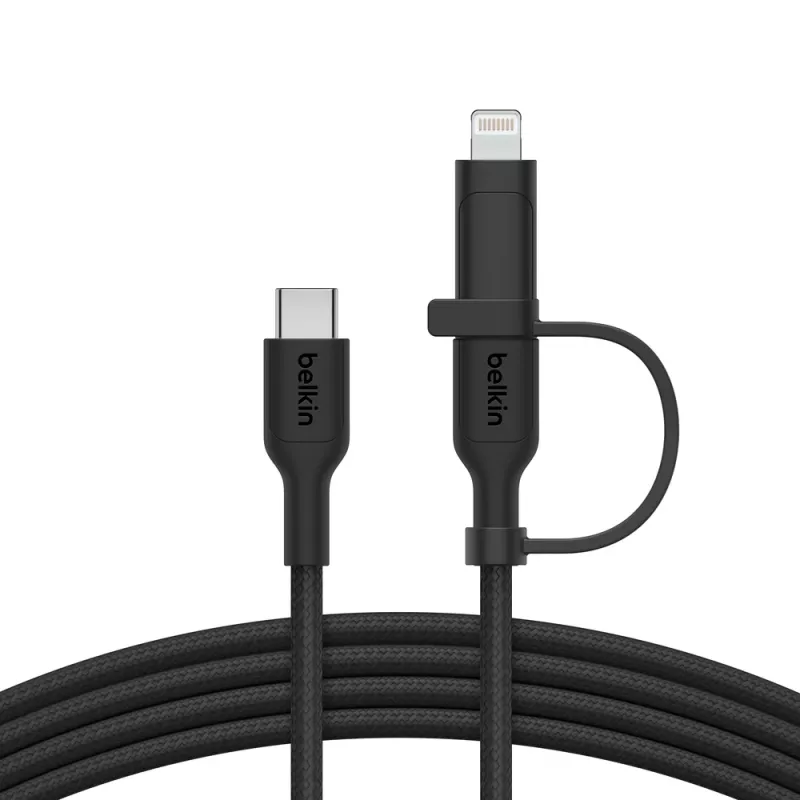 Cable USB Belkin BoostCharge Pro 1,5 m USB-C USB-C/Lightning negro