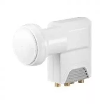 Wentronic Goobay Universal Quad LNB, blanco/gris, 67272