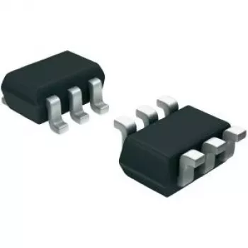 Convertidor analógico-digital ADC Texas Instruments ADS1100A0IDBVT, carcasa SOT-23-6