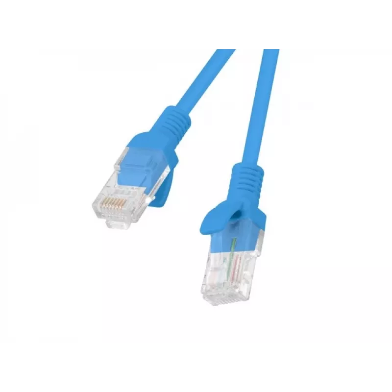LANBERG PCU6-20CC-0300-B Cable de conexión Cat6 U/UTP, 3 m, azul, pack de 10