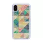 Funda protectora iKins para iPhone XS/S Mosaik blanco