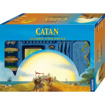 Juego de mesa Kosmos KOO Catan 3D – Navegantes + Ciudades y Caballeros set de ampliación