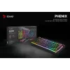 Teclado gaming Savio SAVGK-PHENIX RED PUDDING mecánico RGB Wireless