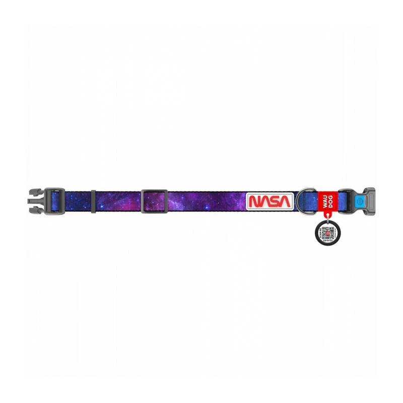 Collar para perro Waudog NASA21 nailon talla M, 20 mm de ancho