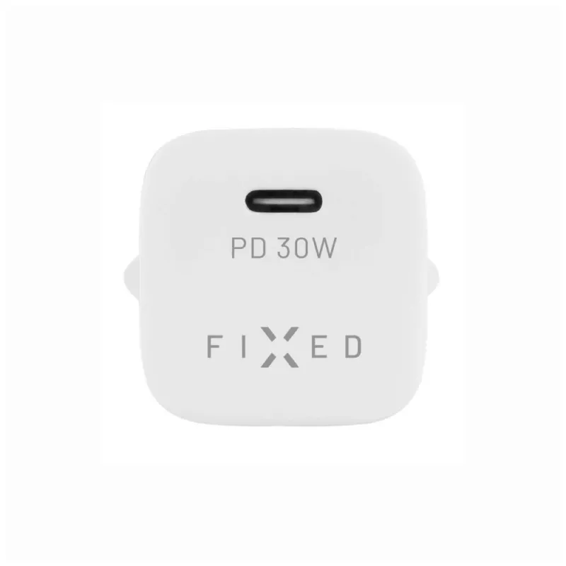 Cargador de viaje portátil USB-C FIXED FIXC30M-C-WH 30W diseño compacto