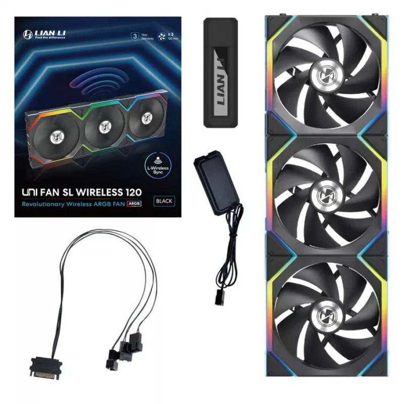 Lian Li 12SL1W3B negro