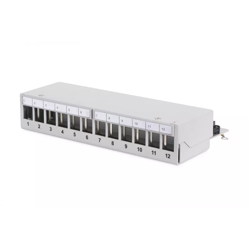 Panel de parcheo modular de sobremesa Digitus DN-93706 12 puertos