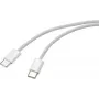Renkforce cable USB conector macho USB-C®, conector macho USB-C® 3,00 m blanco pares trenzados RF-6056880 (RF-6056880)