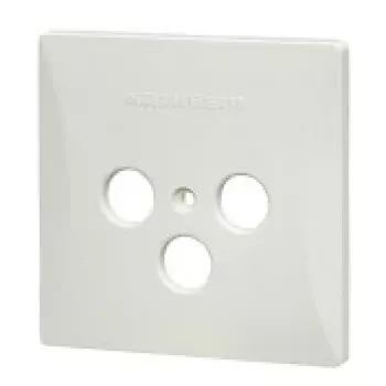 Kathrein ESZ 53 placa de cubierta de 3 orificios, blanco