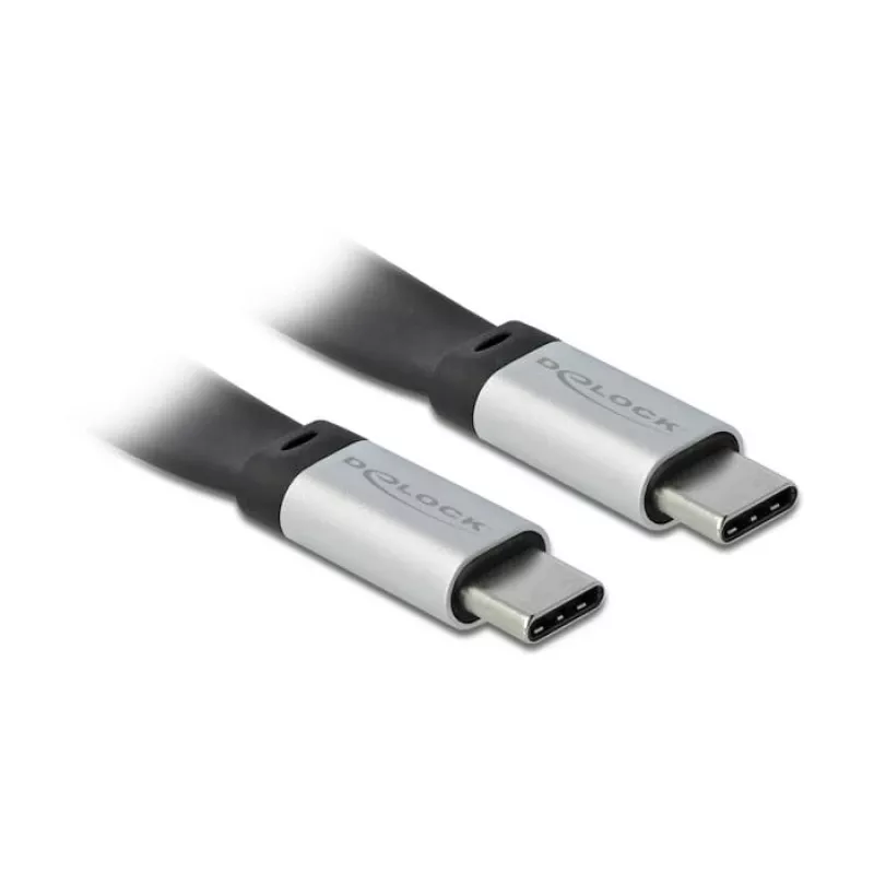 Cable USB DeLOCK 85926 USB 3.2 Gen 2 0,22 m USB C negro plata