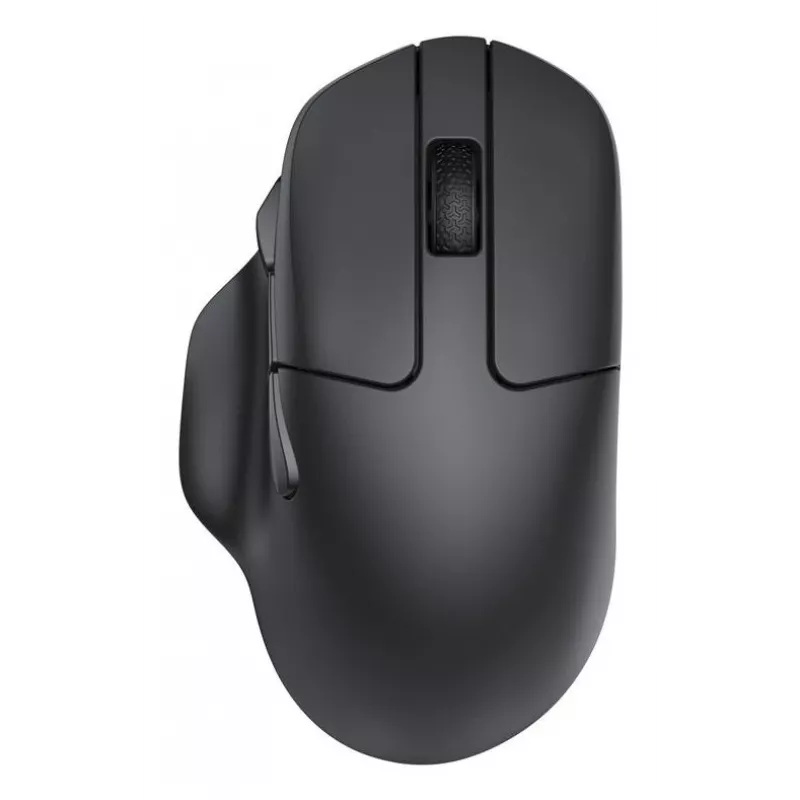 Ratón inalámbrico Keychron M7 8K negro — diseño ergonómico compacto, recargable