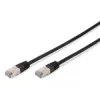 Cable de red Digitus CAT 5e SF/UTP cable de parcheo negro 3m