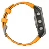 Garmin fenix 8 AMOLED Sapphire 47 mm reloj inteligente GPS, pantalla táctil de 3,56 cm (1,4") 454 x 454, Wi-Fi, titanio, correa de silicona Spark Orange/Graphite, grafito