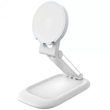 Soporte magnético SODI BM-310 blanco MagSafe — soporte magnético para teléfono compatible con cargadores MagSafe