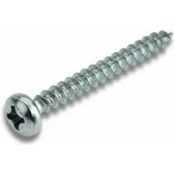 Tornillo Cimco 190100 — tornillo metálico galvanizado para placas de fibra, 30 mm de longitud, 4 mm de diámetro de rosca, 1 ud.
