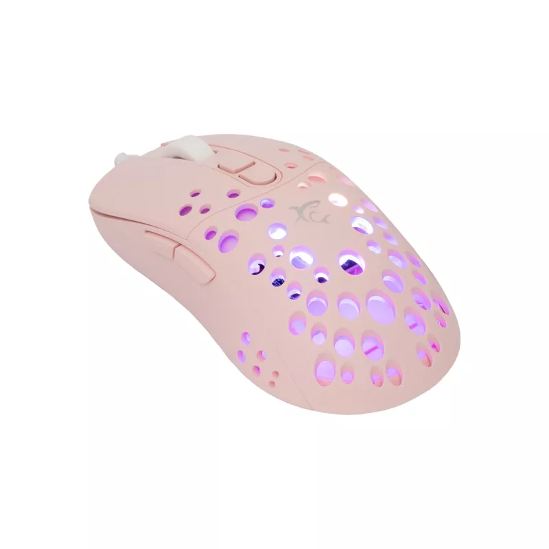 Ratón White Shark GM-9004 Tristan-2 rosa RGB USB