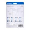 Lanberg NT-0402 comprobador de cables de red PoE, azul/blanco