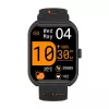 Smartwatch Colmi P86 negro con medidor de frecuencia cardíaca, resistente al agua