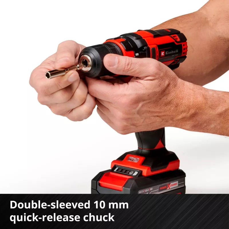 Atornillador a batería Einhell 4513914, 18V litio-ion, 185x63x188 mm