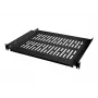 Estante para rack LogiLink - negro, RAL 9005 - 1U - 48,3 cm (19 pulgadas)