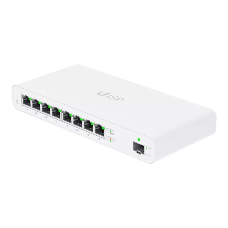 Ubiquiti Networks UISP gestionado L2 Gigabit Ethernet (10/100/1000) Power over Ethernet (PoE) blanco (UISP-S-EU)