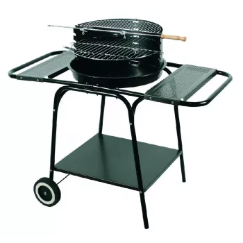 Parrilla redonda móvil de Master con dos bandejas MG906