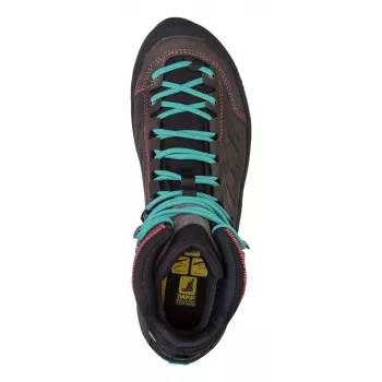 Salewa MTN Trainer Mid GTX mujer adulto negro azul piel ante Vibram WTC