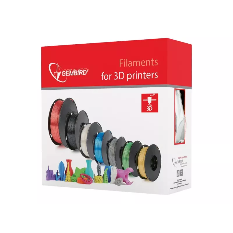 GEMBIRD 3DP-PLA1.75-01-PR filamento Gembird PLA morado 1,75 mm 1 kg
